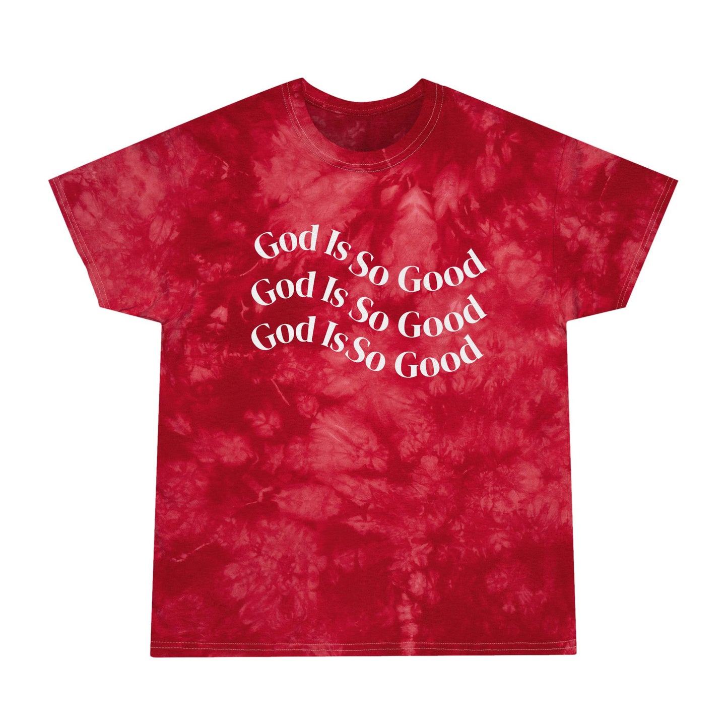 God Is So Good Tie-Dye Tee, Spiritual Shirt, Summer Fashion, Faith-Based Gift, Casual Wear, Inspirational Outfit